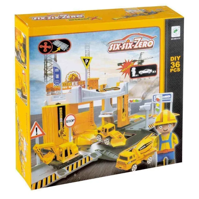 Engineering Vehicle Adventure Toys – Yellow