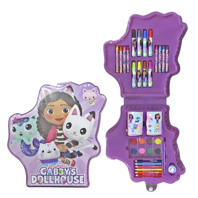 Gabbys Doll House Colorable Stationery Set Box