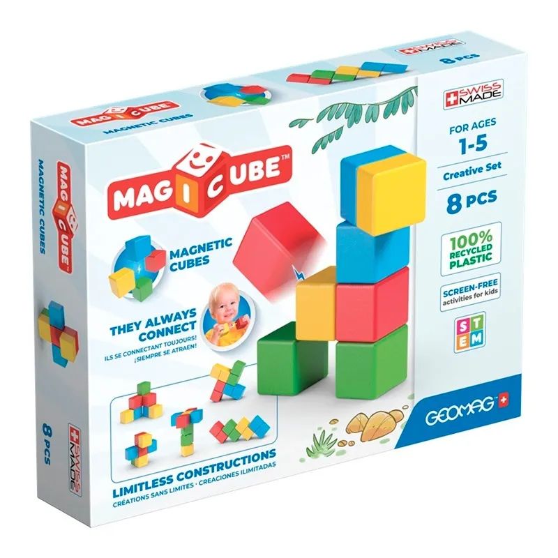 Geomag Magicube Recycled Creative Set – 8 Pcs