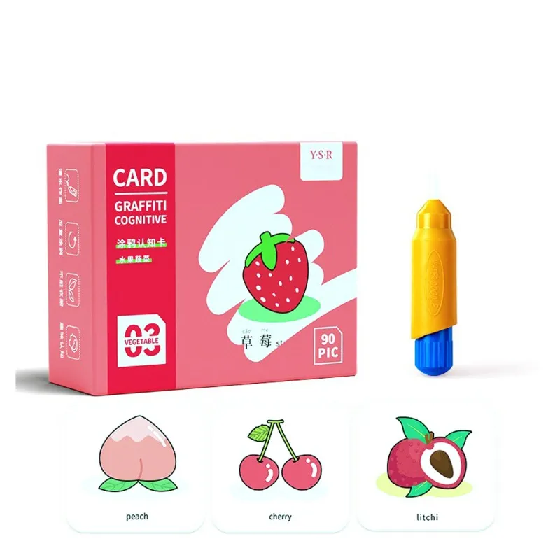 Grafiti Congnitive Cards Set – Fruits And Vegetables