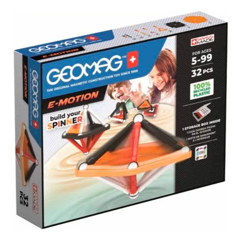 جيوماج – مجموعة لعبة التركيب إي موشن – 32 قطعة