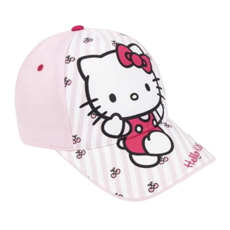 Hello Kitty Pink Polka-Dot Baseball Cap