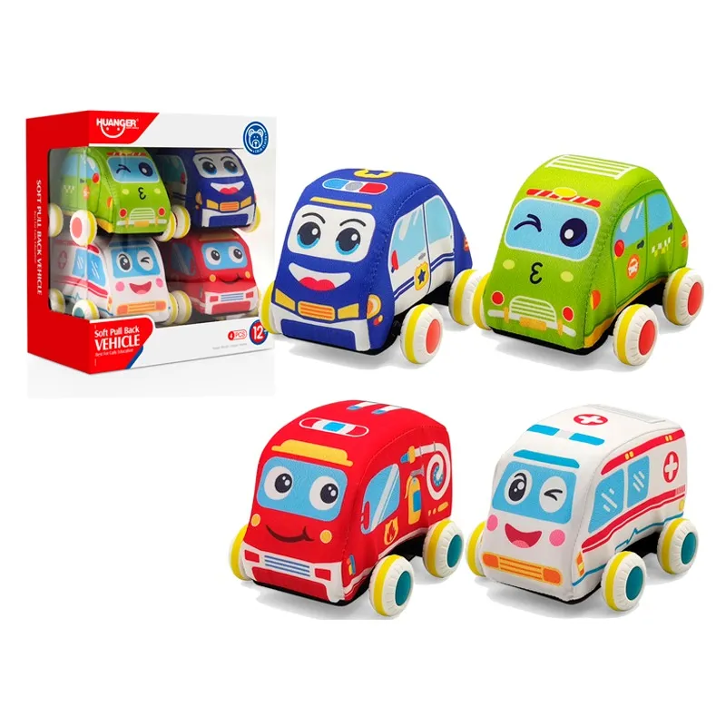 هوانجر – مجموعة سيارات بول باك الصغيرة 4 قطع