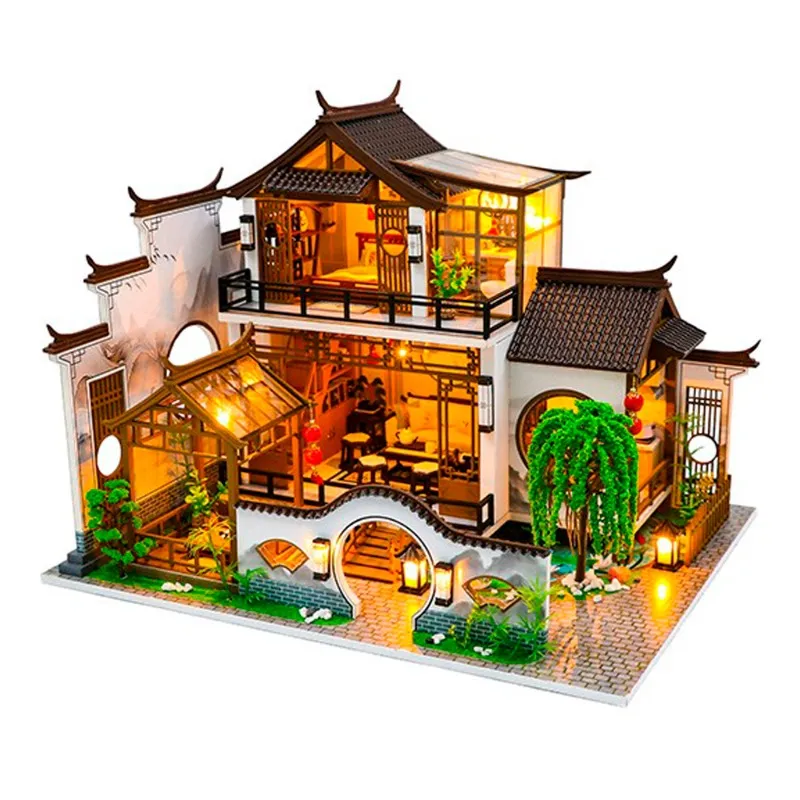 Japanese Ancient Casa Luminous Wooden House