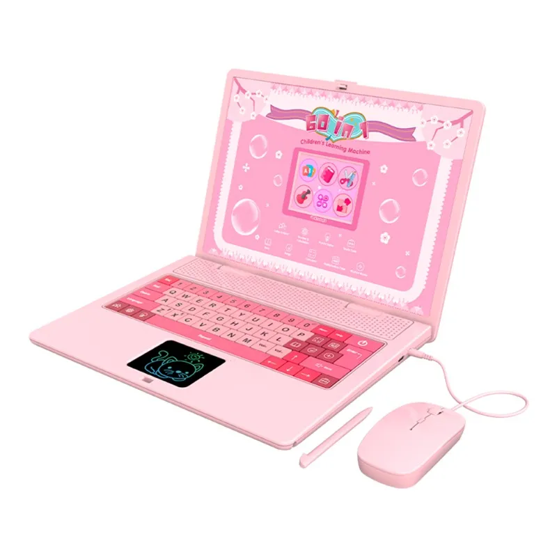 Kicoo Kids Learning Laptop Educational Toy – Pink