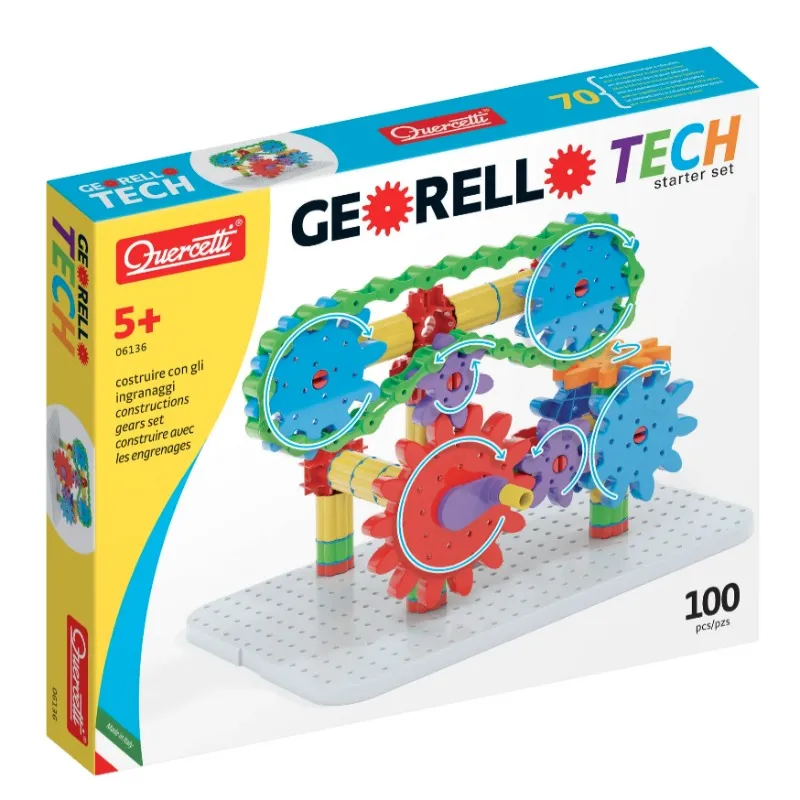 كويرسيتي – مجموعة بناء التروس 100 قطعة