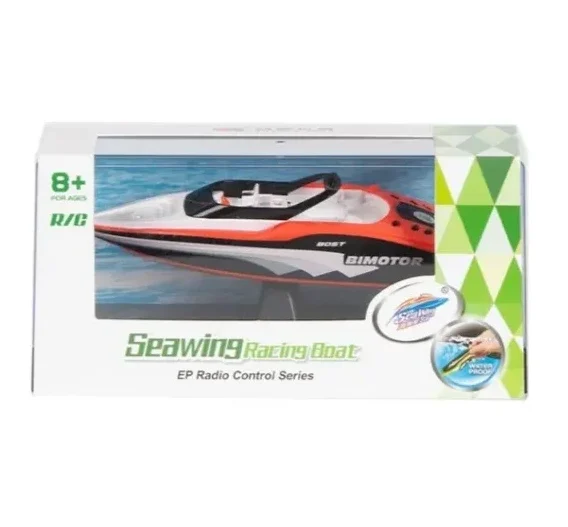 لعبة قارب السباق بوت كار سي وينج للأطفال – لون احمر