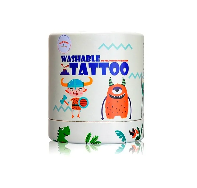 ليبزي – مجموعة تاتو فلاور موناكو قابل للغسيل