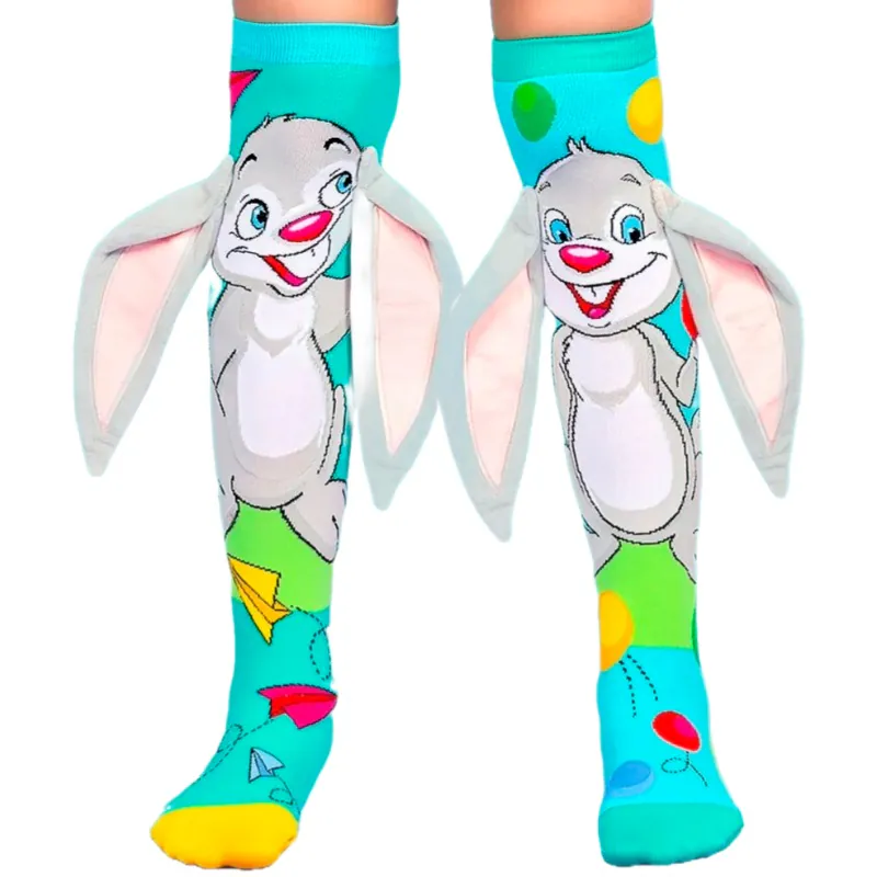 مادميا – جوارب بتصميم الأرنب مع آذان مقاس كبير