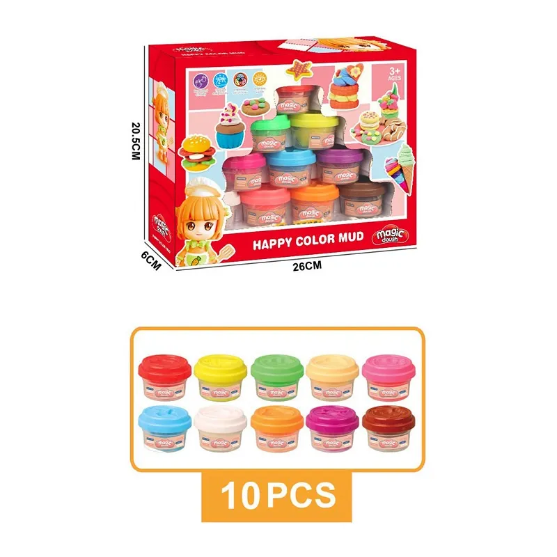 Magic Dough Clay Mud – 10 Color