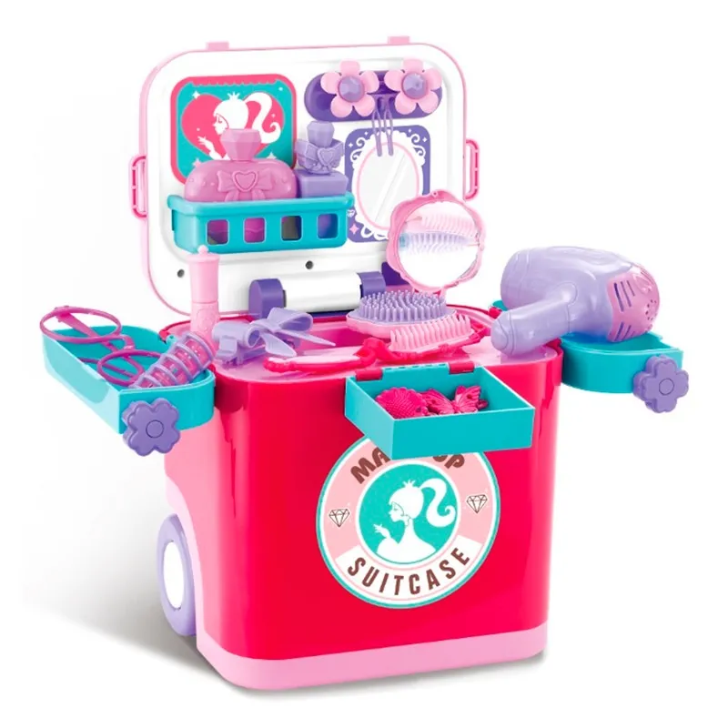 Makeup Set Suitcase – Pink