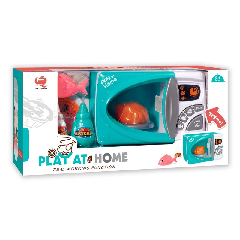 مجموعة لعبة فرن الميكروويف – لون أخضر