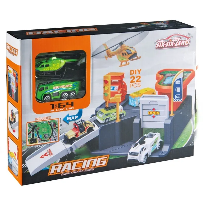 مجموعة مواقف سيارات محطة الغاز