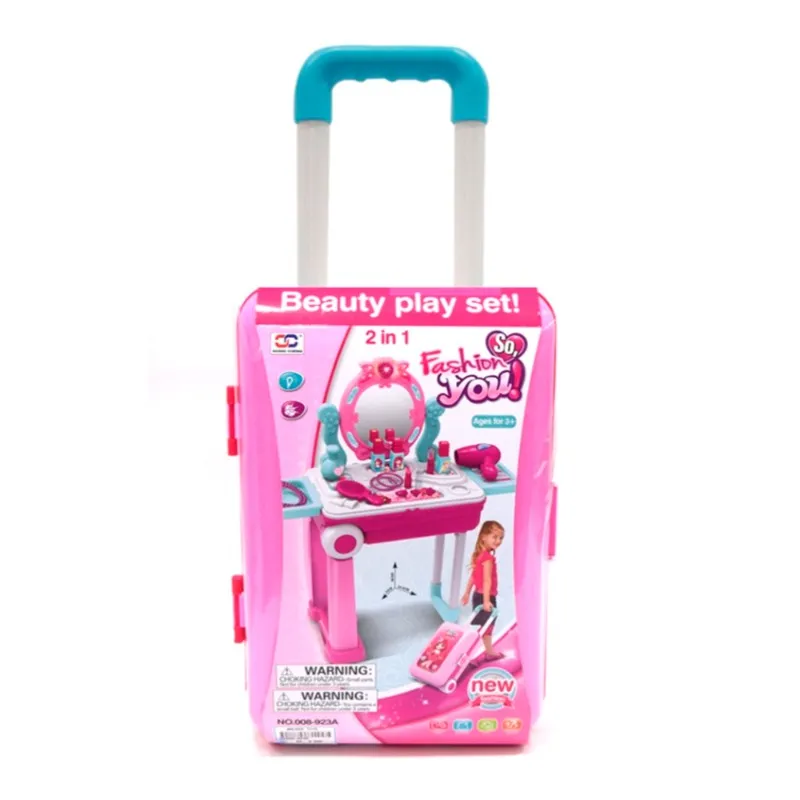 مجموعة طاولة التزيين – لون وردي