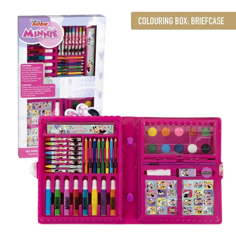 Minnie Mouse Colorable Stationery Set Box