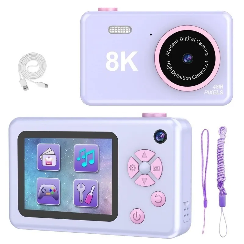My Cam Children 8K Digital Camera – Purple