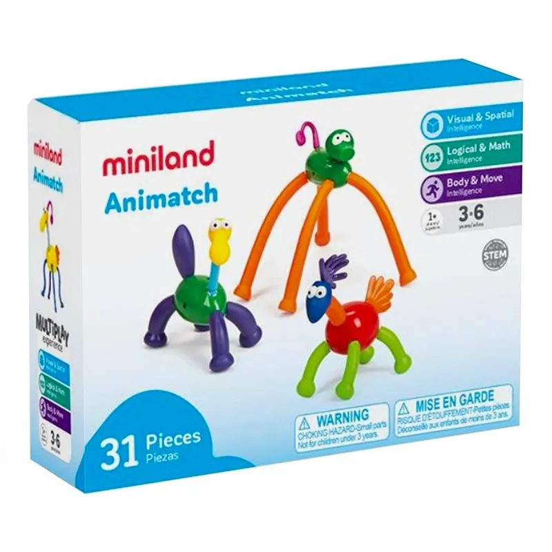 ميني لاند – لعبة التشكيل انيماتش 31 قطعة