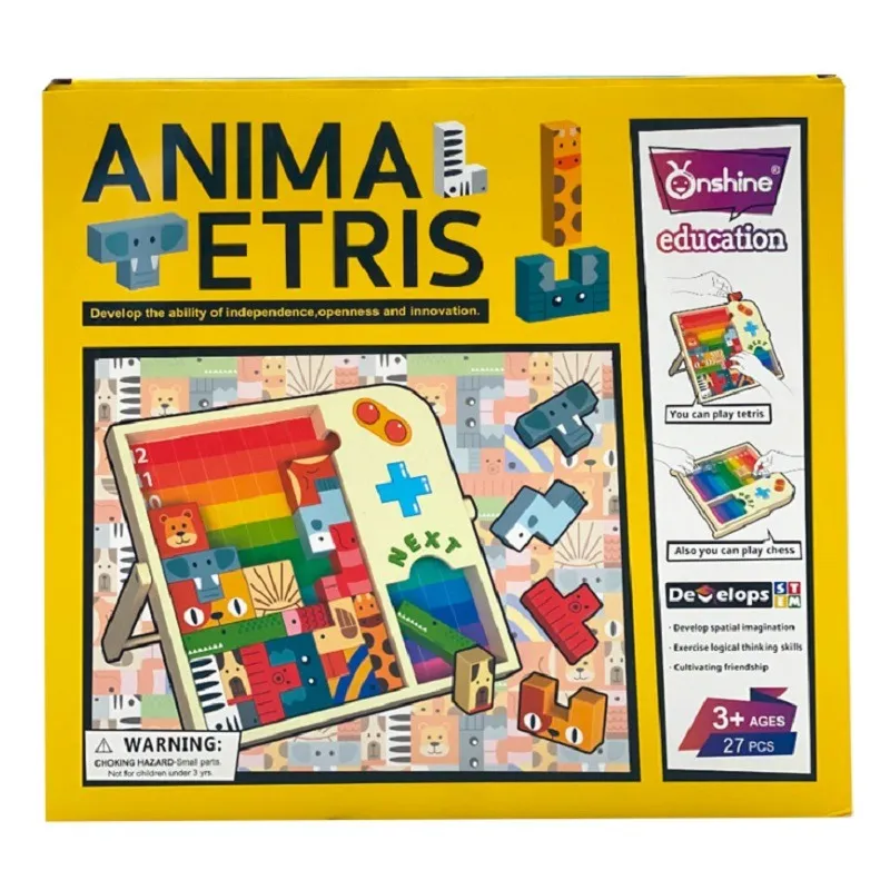 On Shine Animal Tetris Puzzel – 27 Pcs
