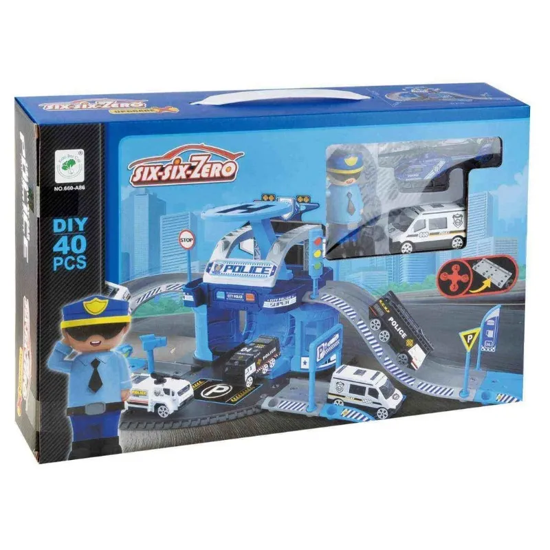 Police Rescue Adventure Playset – 40 pcs