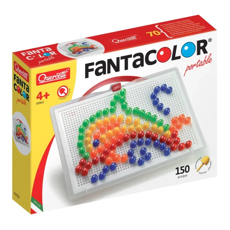 Quercetti Fanta Color Mosaic Compact Animals – 150 dlg