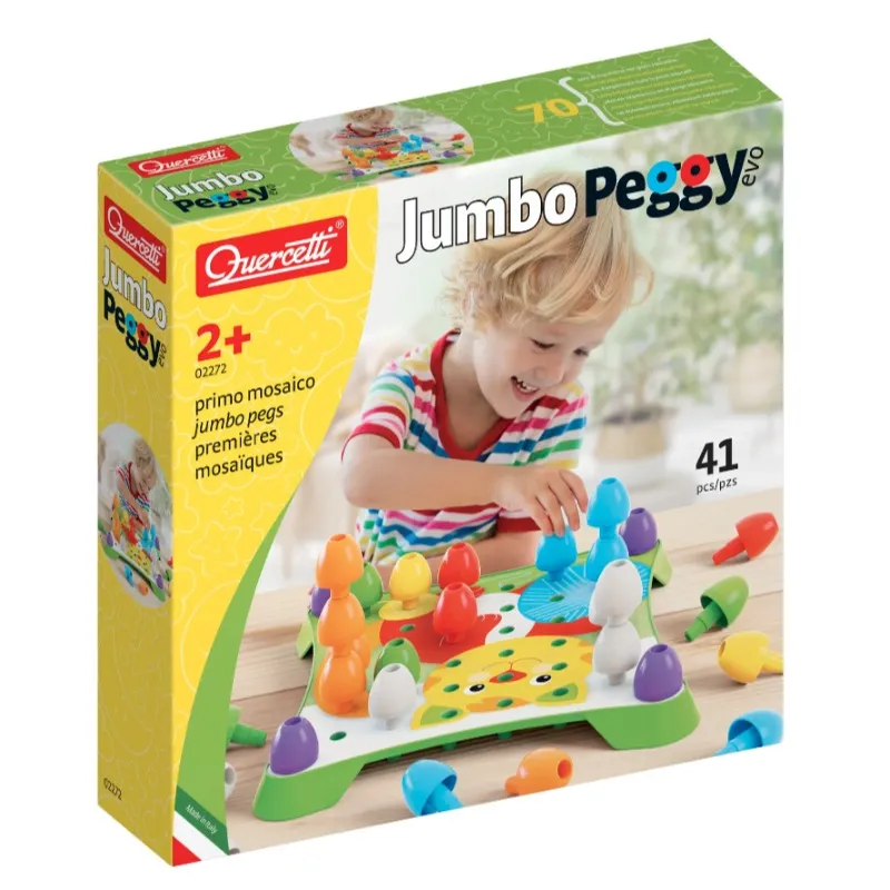 Quercetti Jumbo Peggy Evo Peg Board Set