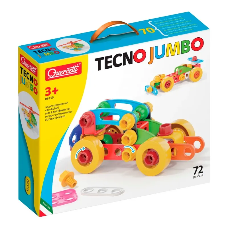 Quercetti Tecno Jumbo – 72pcs
