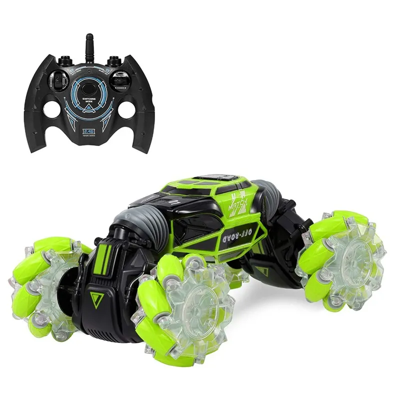 RC Skidding Stunt Car – Green