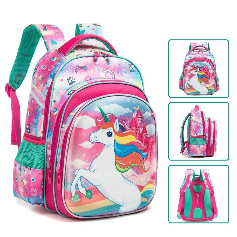 Riwbox School Bag Unicorn – Pink