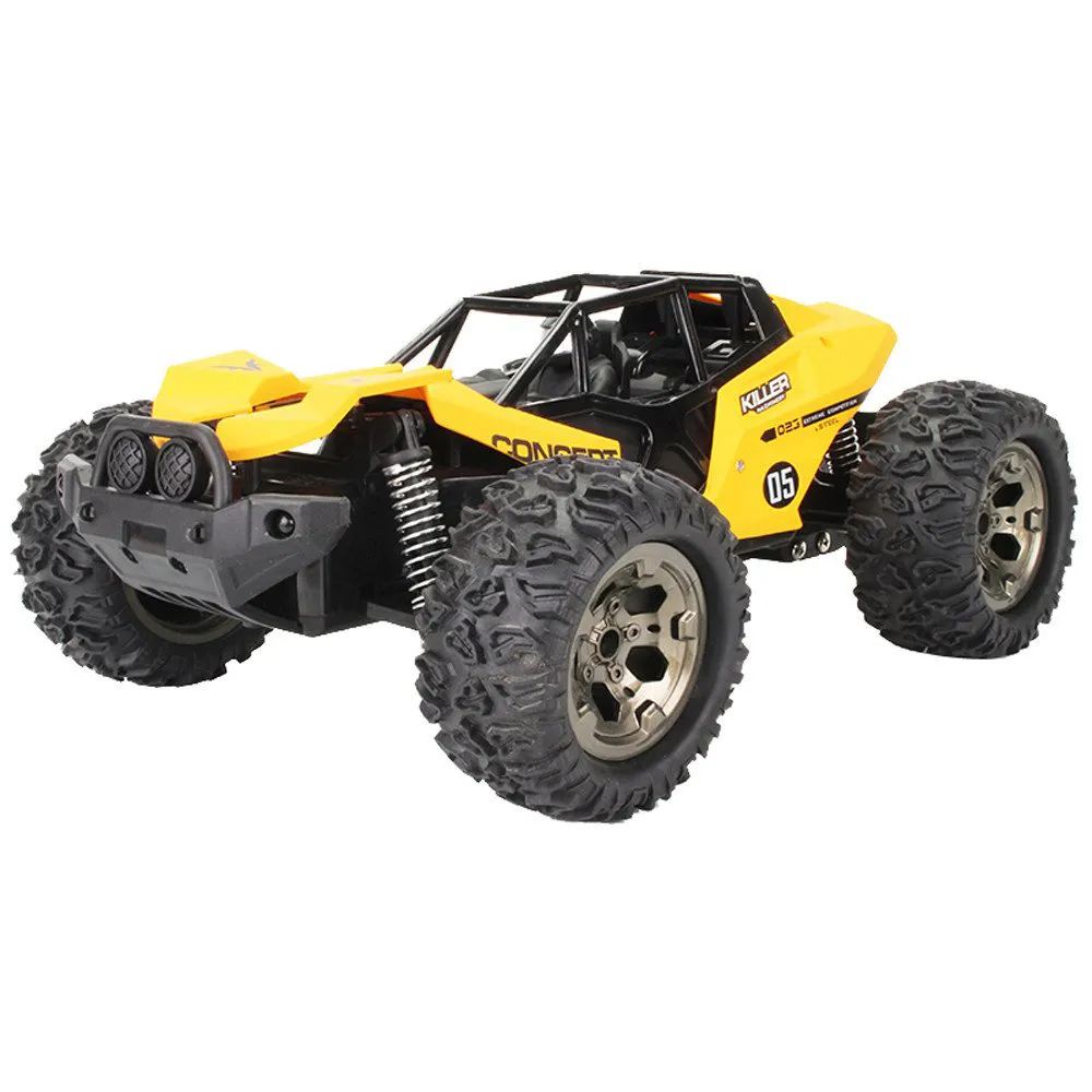 سيارة السباق والتحدي التحكم عن بعد – لون أصفر