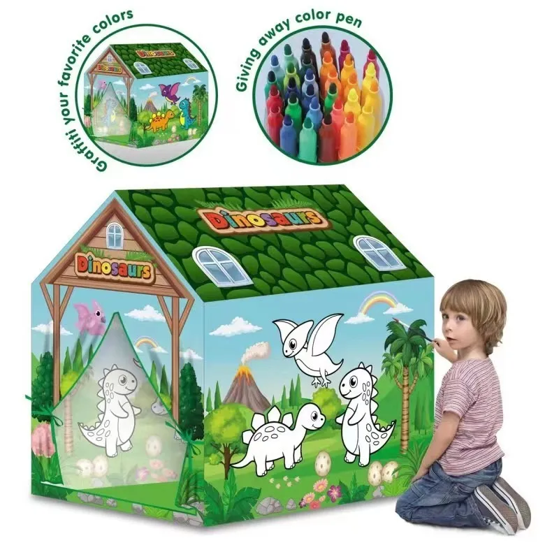 تلوين خيمة اللعب رسومات ديناصور