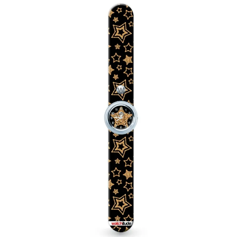 Watchitude Slap Watch – Gold Star