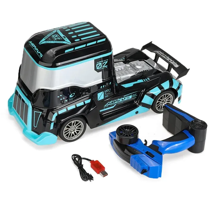 Zoufun Light Tractor Deer Man RC Car – Blue