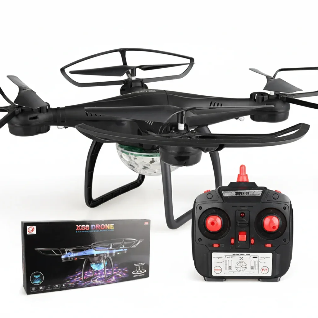 2. 6 Remote Control Drone With Usb For Kids - Black