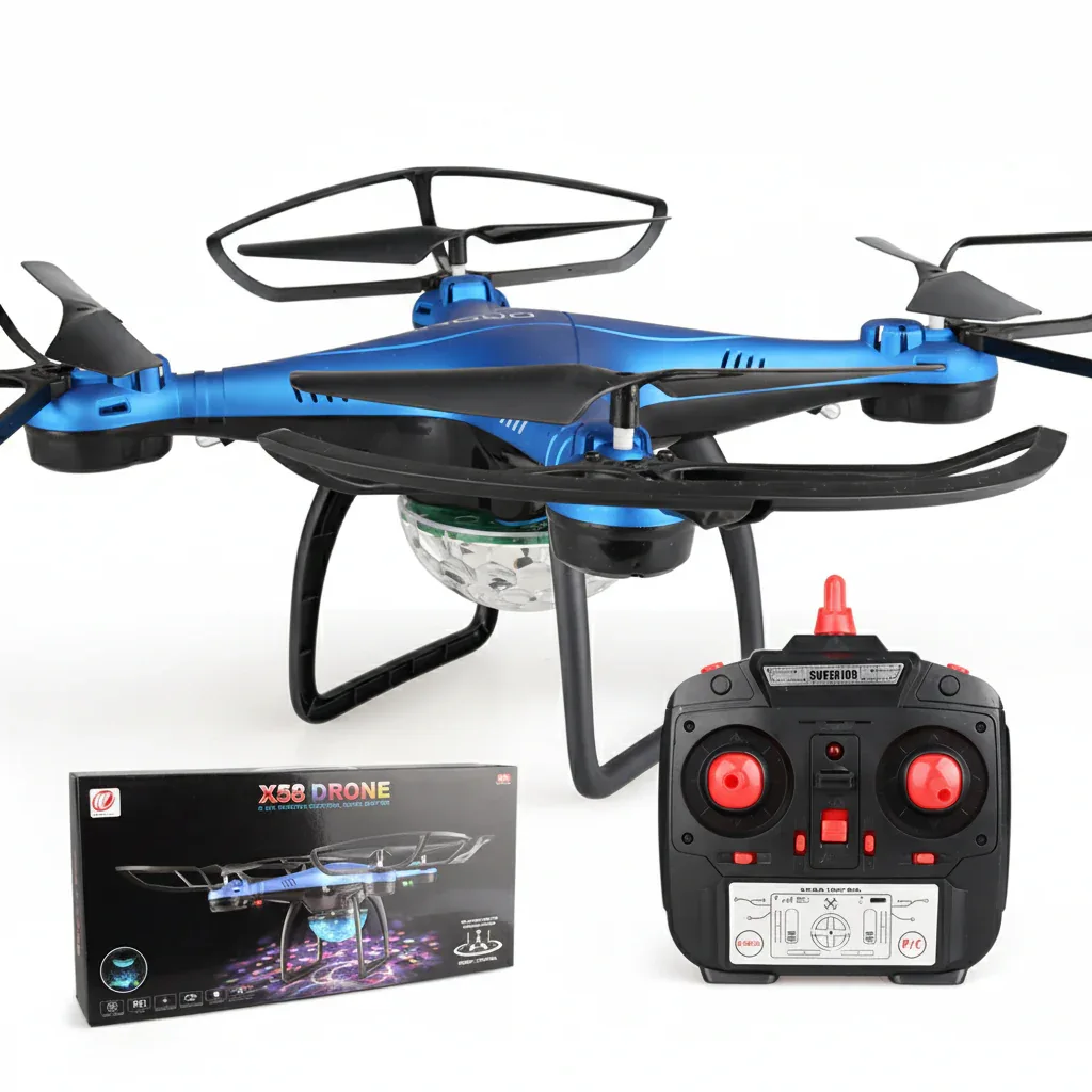 2. 6 Remote Control Drone With Usb For Kids - Blue