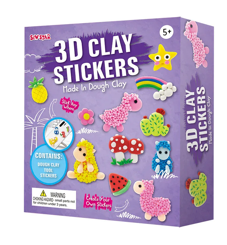 Sew Star Make Your Own 3D Clay Stickers