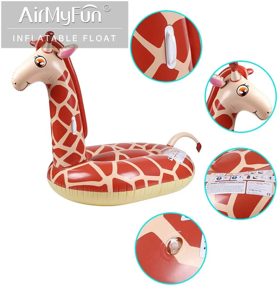 Air My Fun Inflatable Giant Giraffe Pool Float