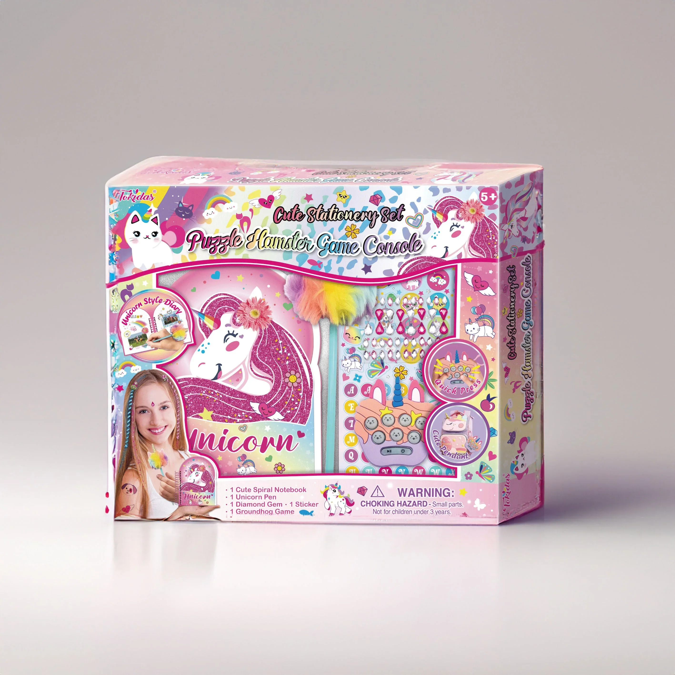 Tokidas Unicorn Stationery Set With Diary