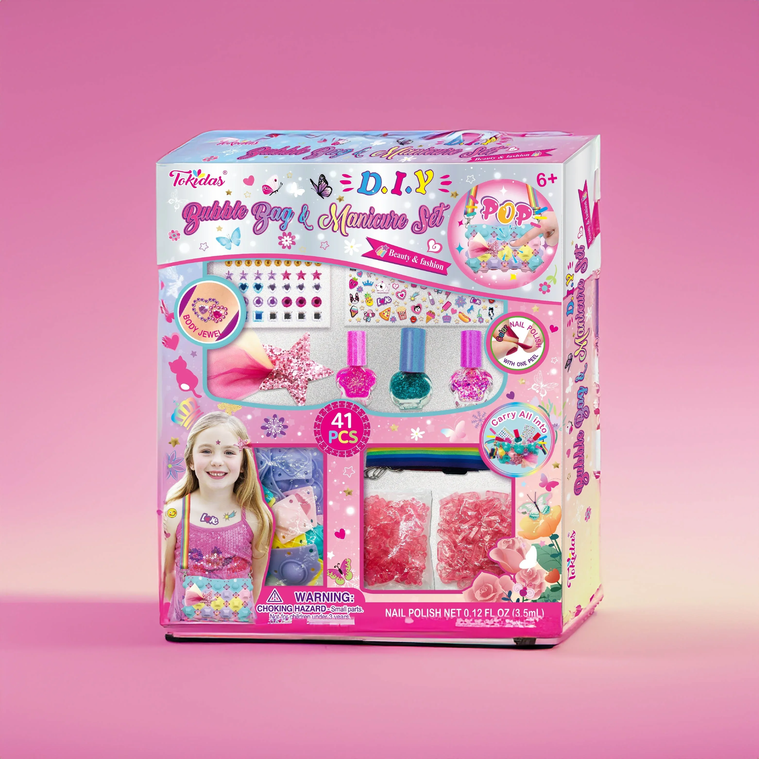 Tokidas D. I. Y Bubble Bag & Manicure Set