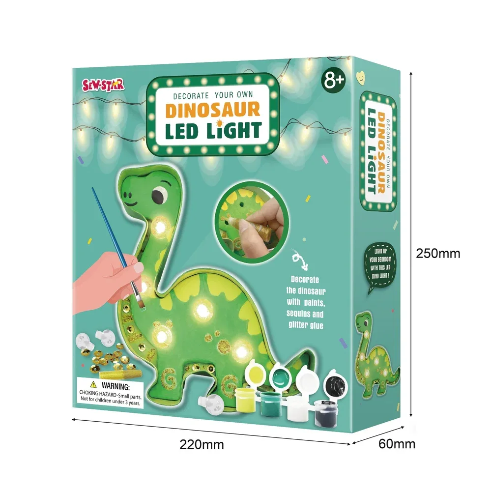 Sew Star Decorate Your Dinosuar Led Light