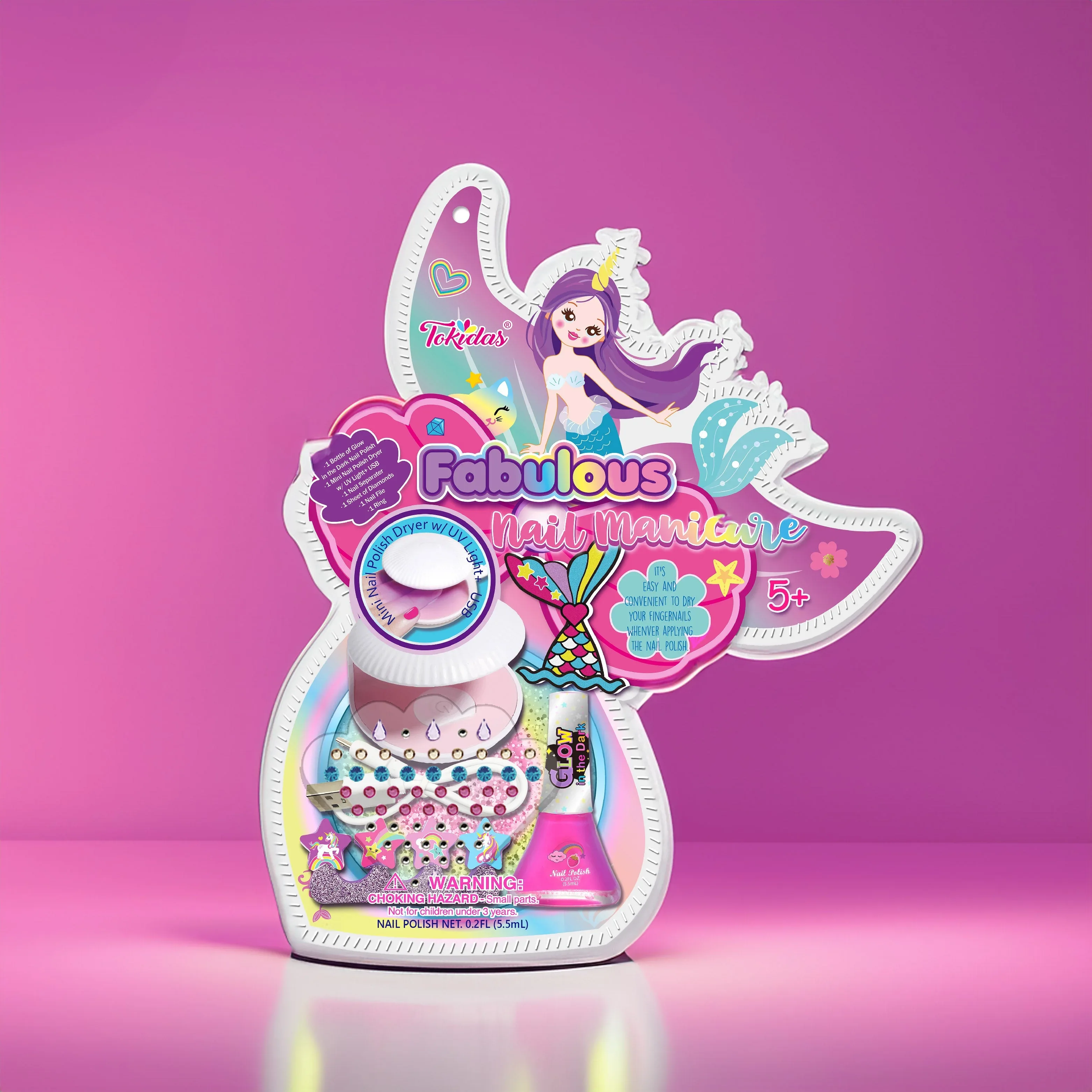 Tokidas Fabulous Nail Manicure Glow in the Dark