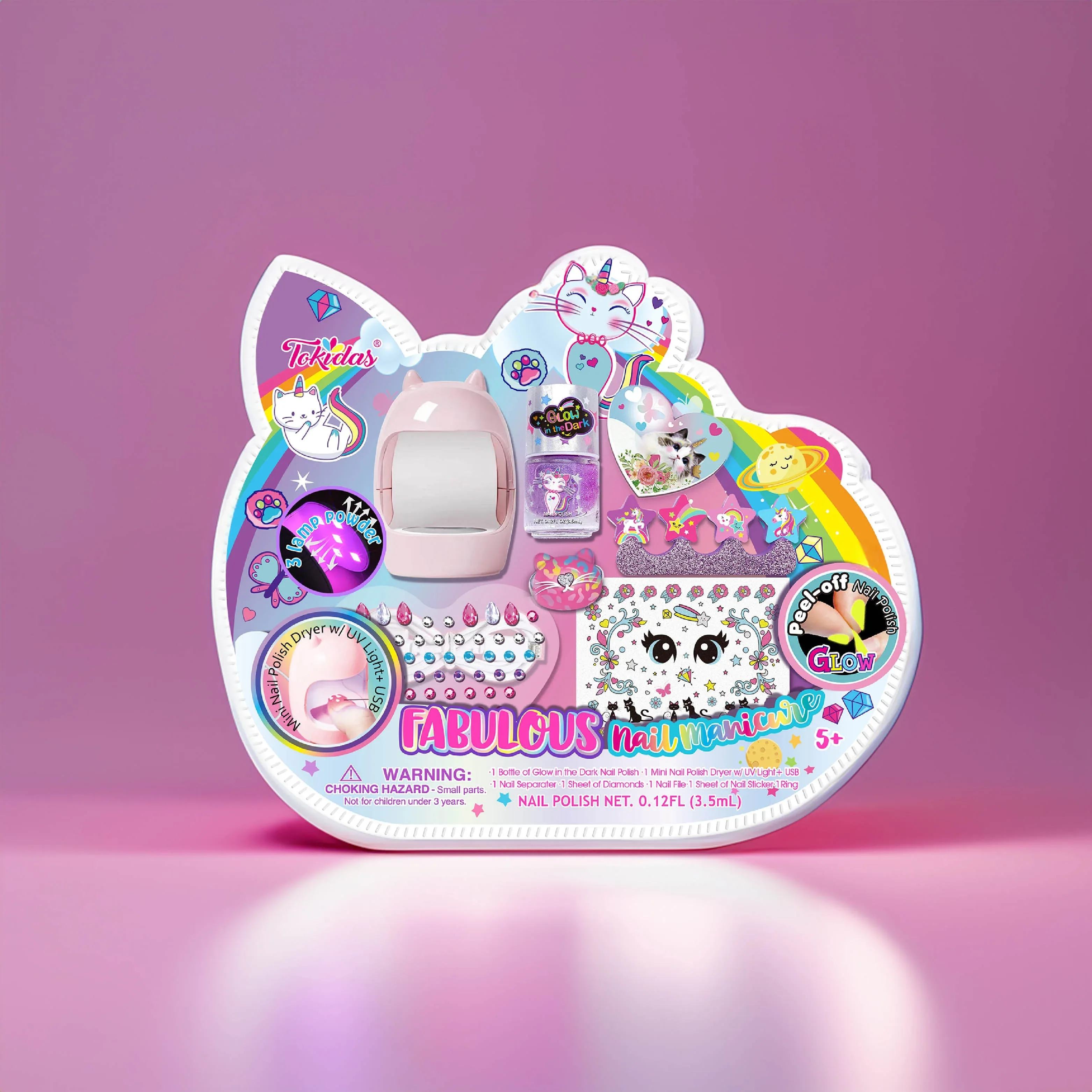 Fabulous Nail Manicure- Glow in the Dark