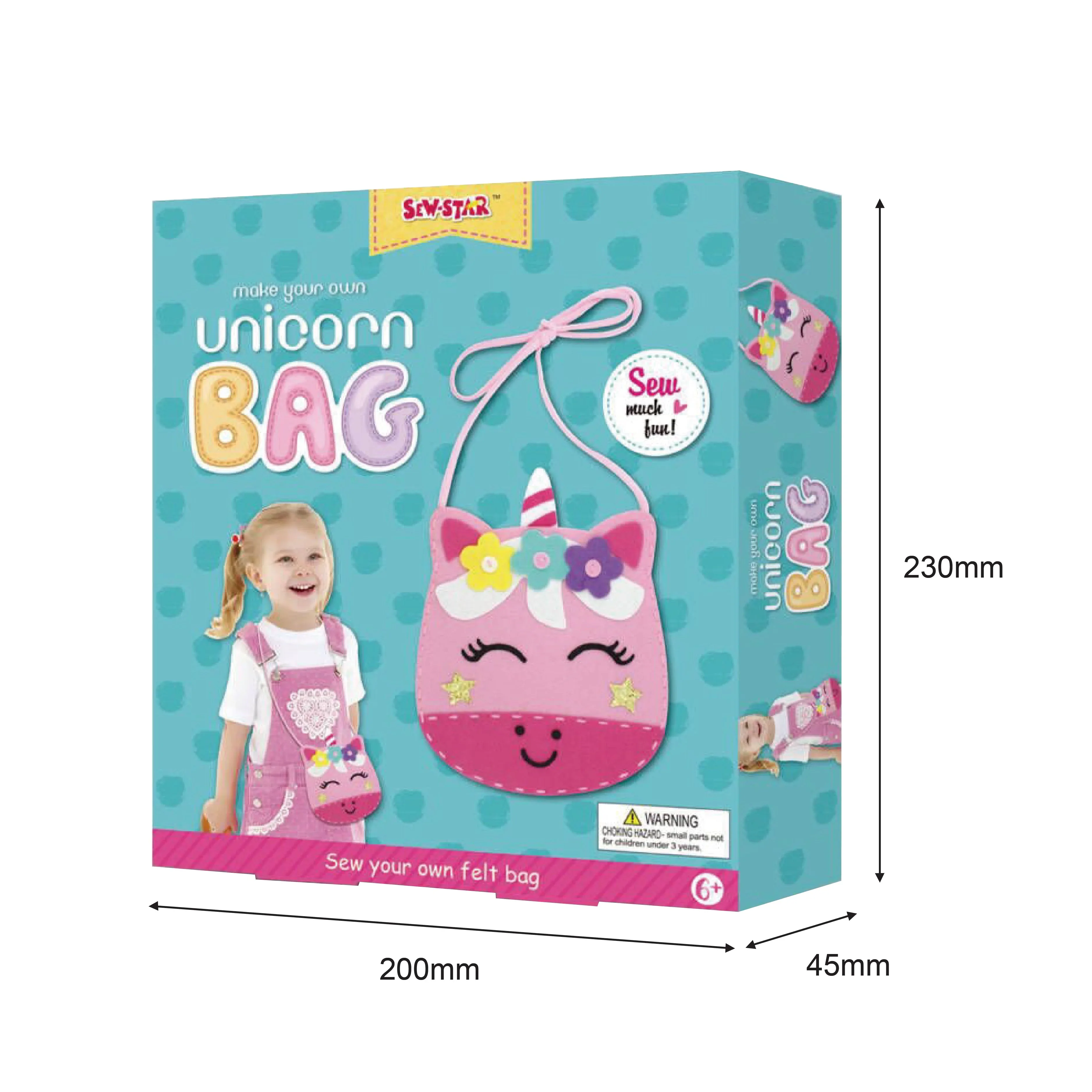 Unicorn Felt Bag Kit