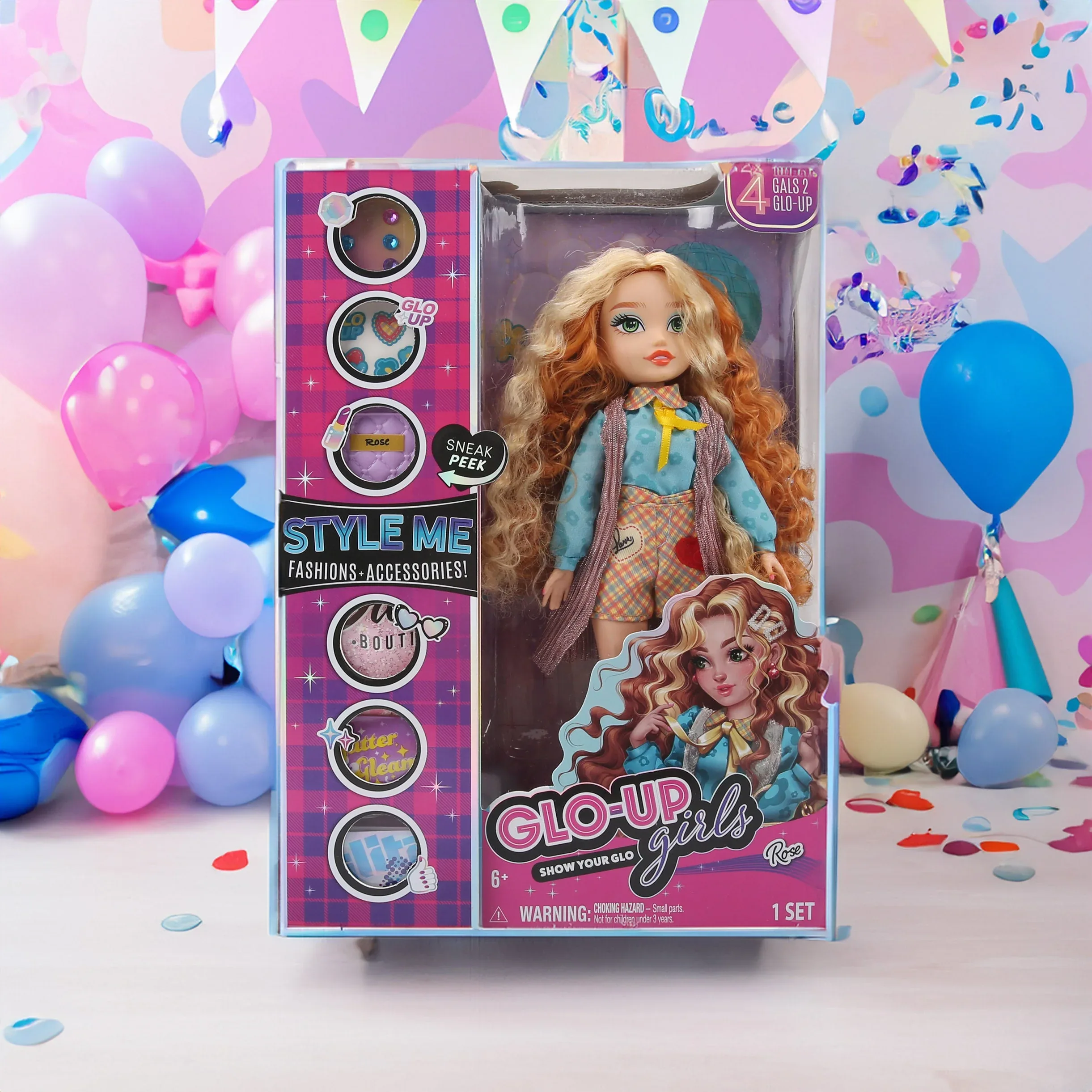 Glo-Up Girl Doll W2 - Rose