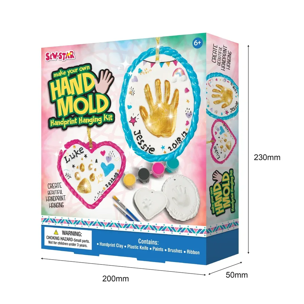 Sew Star Hand Mold Hand Print Hanging kit