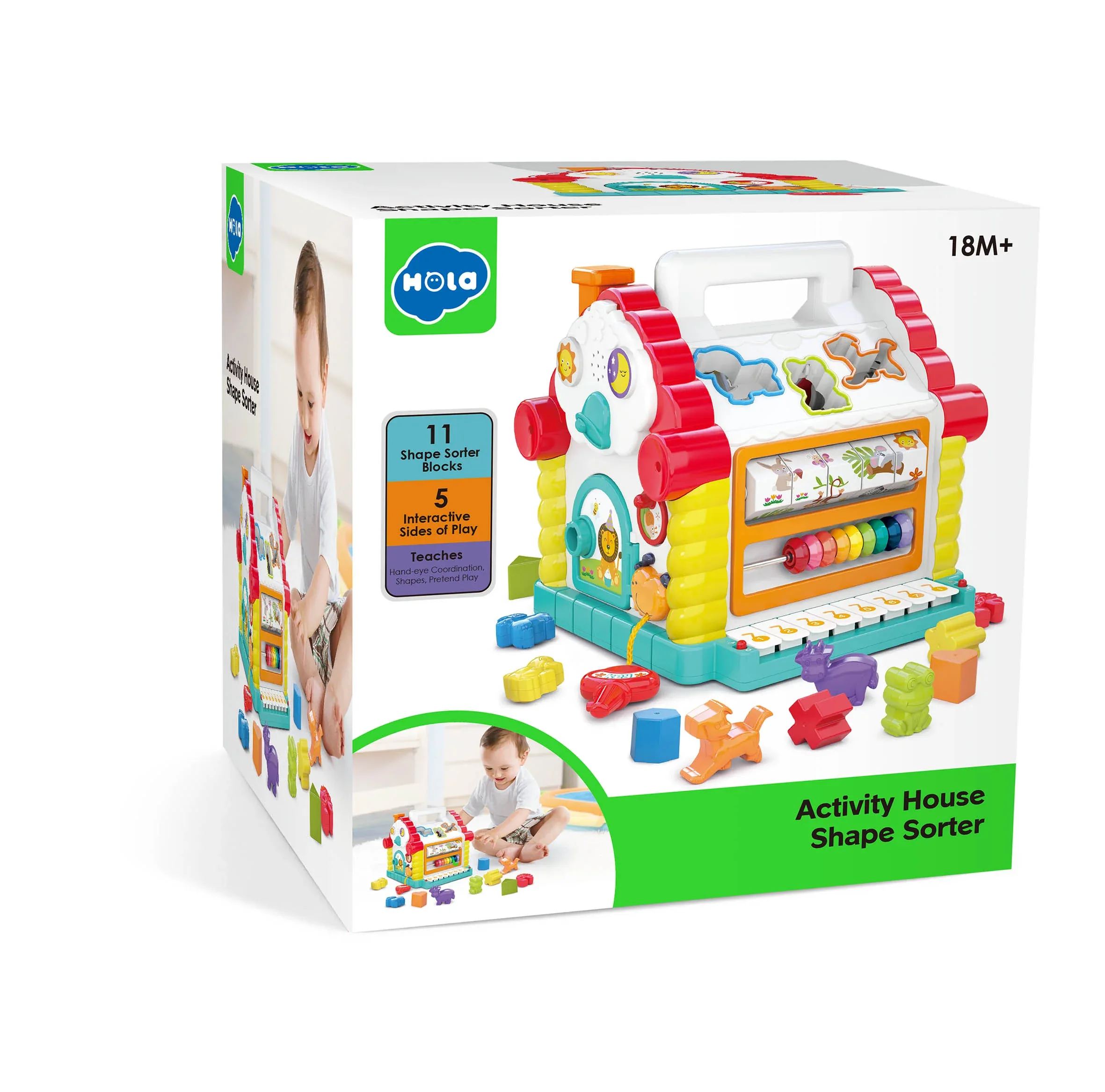 Hola Activity House Shape Sorter