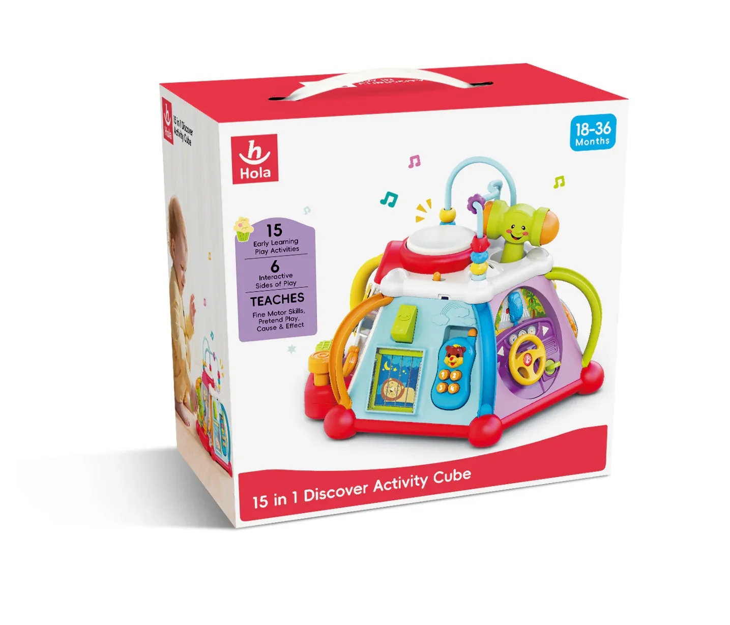 Hola Activity Pyramid with Music and Light