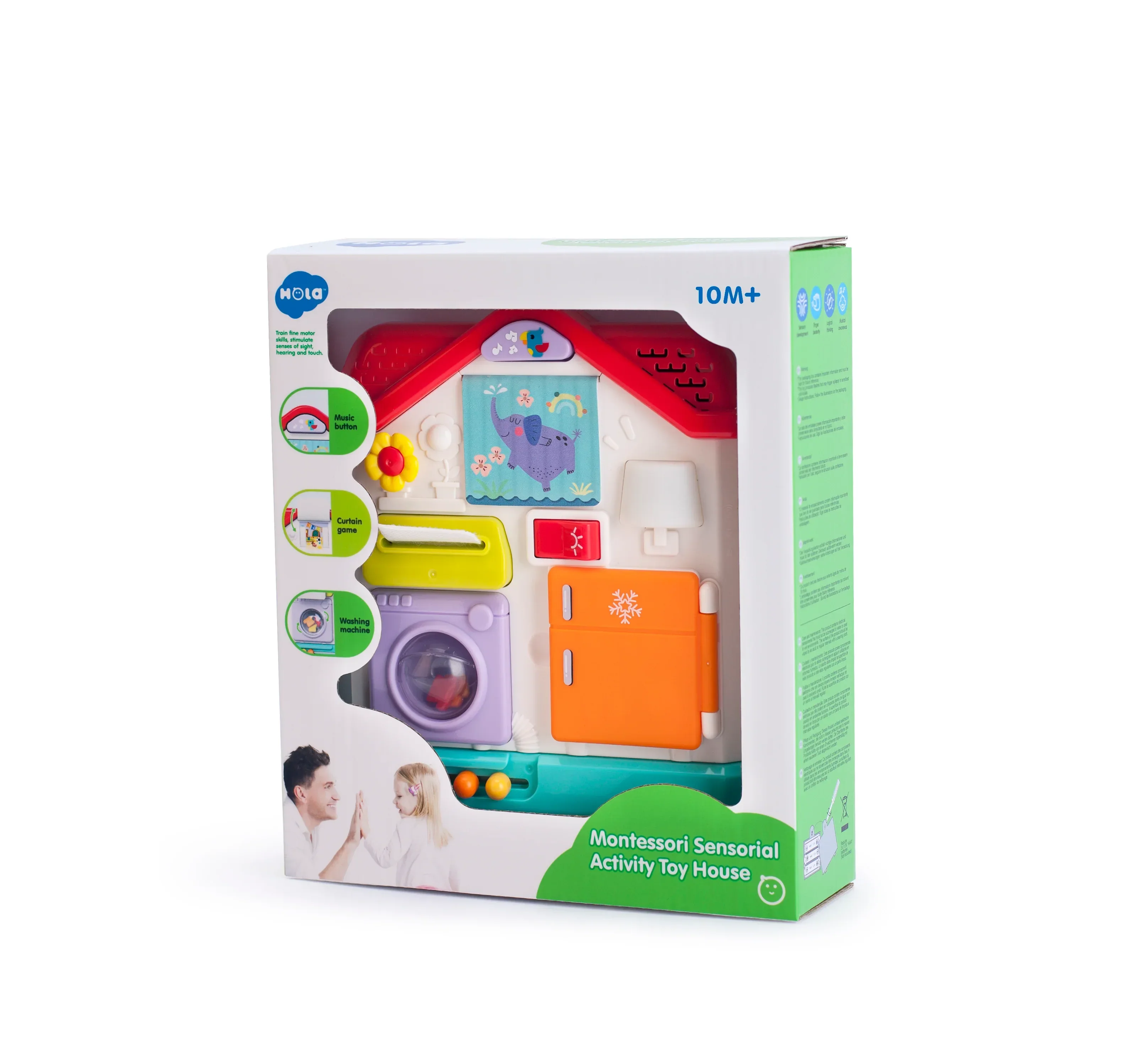 Hola Montessori Sensorial Activity Toy House