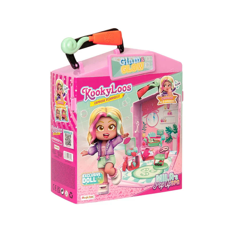 Kookyloos S Mila Popup Spa - Face Swapping Dolls