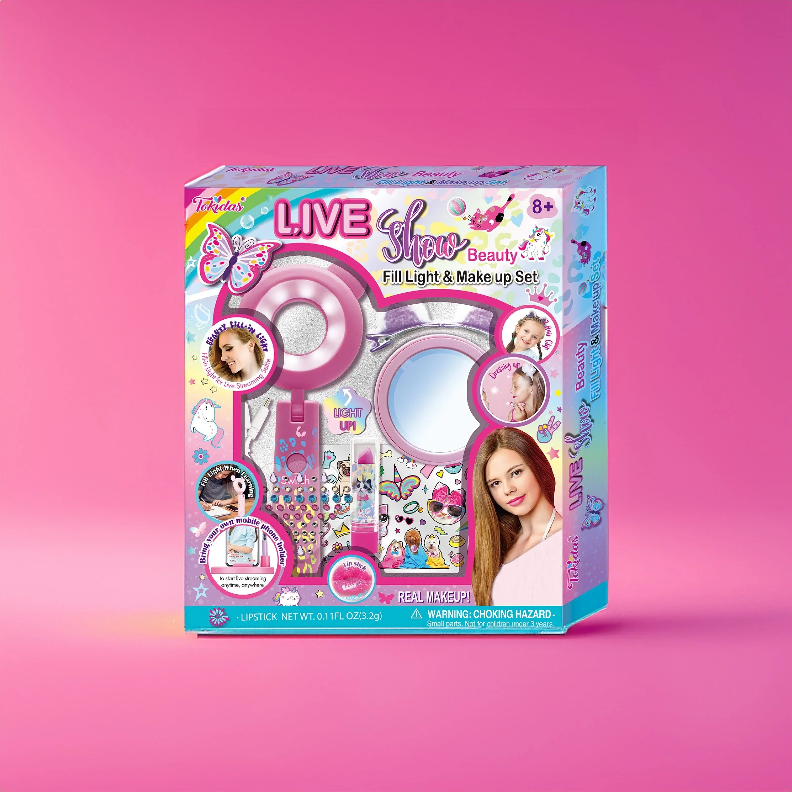 Tokidas Live Show Beauty Fill Light and Makeup Set
