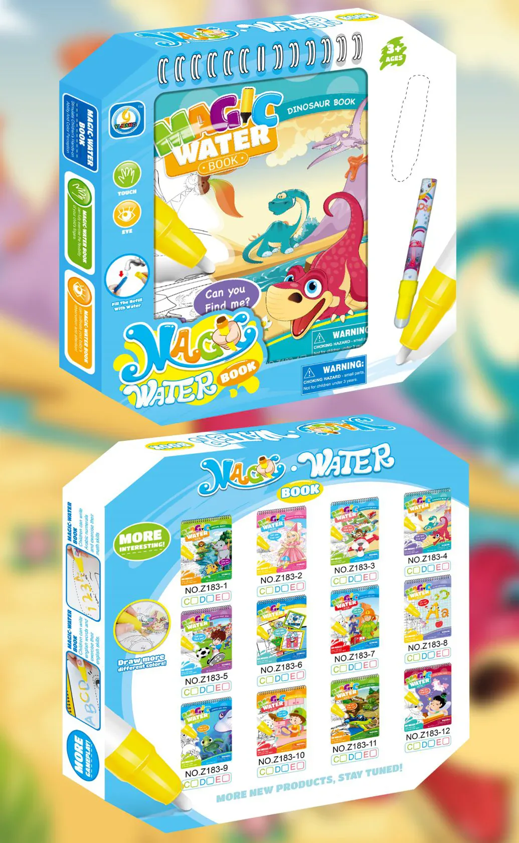 Magic Water Book - Dinosaur